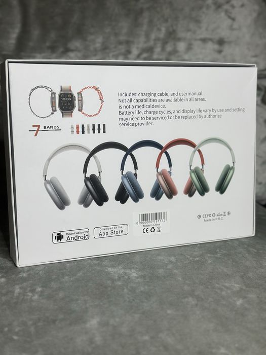 Kit fones com Smartwatch