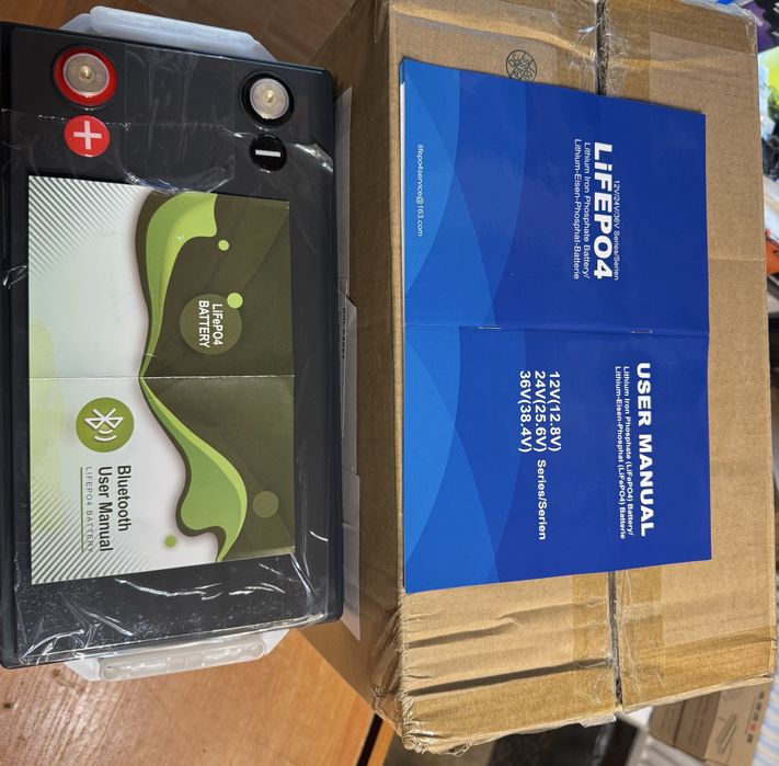 АКУМУЛЯТОР Lifepo4 330Ah 12V 200A BMS 15000+ Циклів 4.2кВт Bluetooth