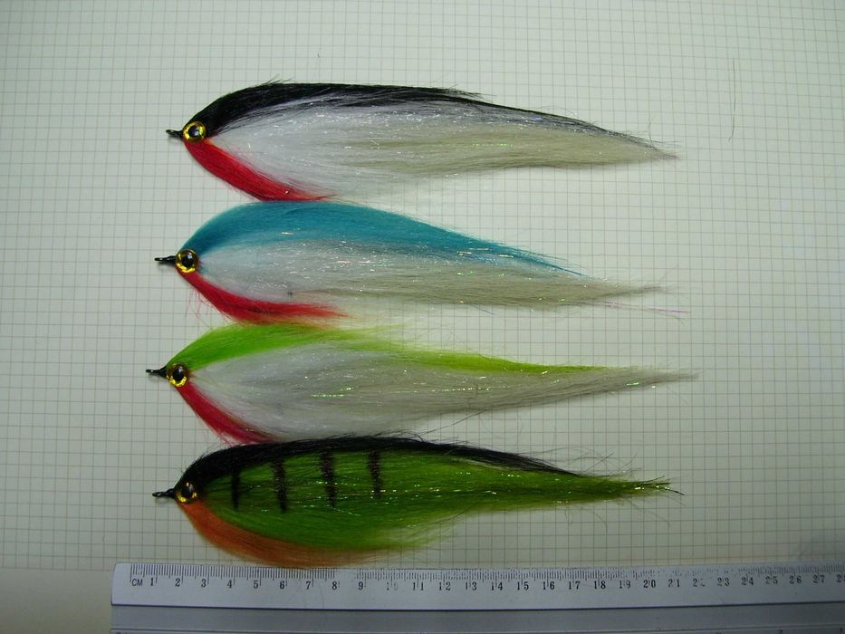 Mucha szczupakowa, streamer  kpl. 2 szt. hak 5/0