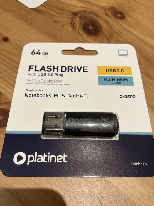 Pendrive metalowy 64gb Platinet