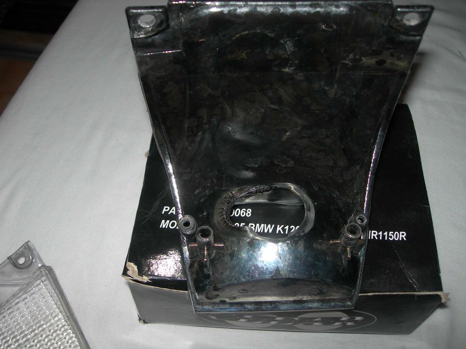 Farol traseiro de mota.