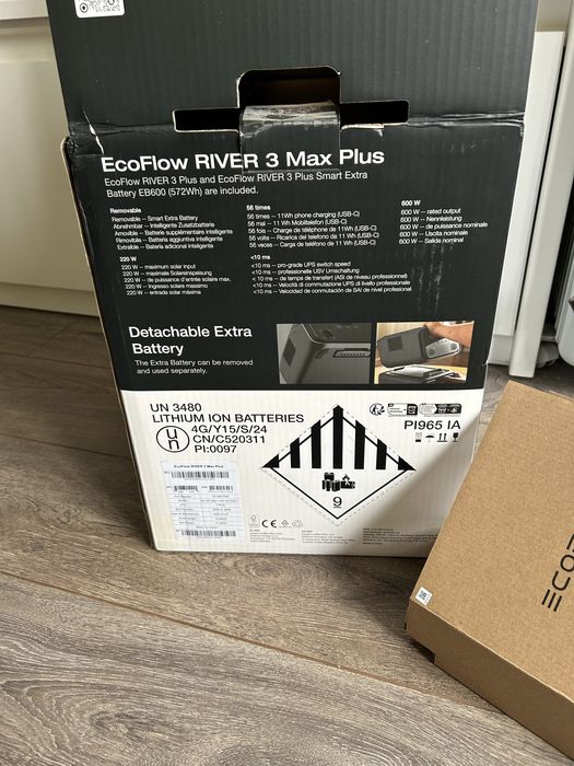 Зарядна станція Ecoflow river 3 max plus нова в наявності