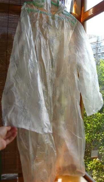 дождевик плащ М Л один размер капюшон пленка