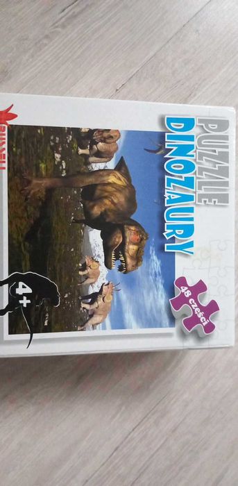 Puzzle dinozaury wiek 4+