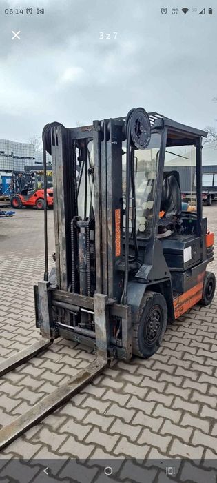 wózek widłowy TOYOTA 5FG20 zasilany gazem  3 plex 2500 udźwig