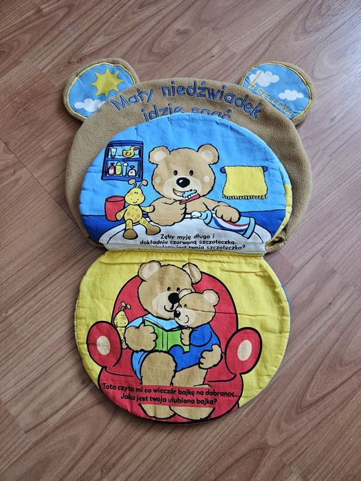 Miękka książeczka poduszeczka z bajką
