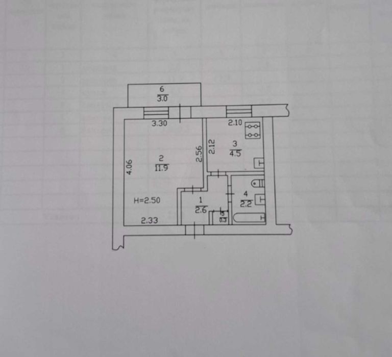 Продаю, 1 кімнатну квартиру, Ліски, Крилова, «Океан»