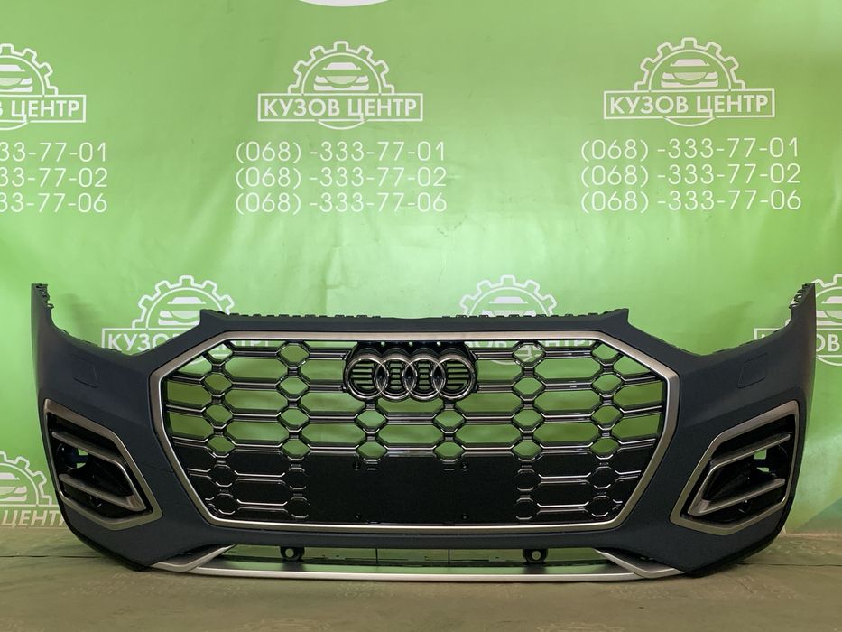 Бампер передній в зборі Audi Q5 80a 2020-2023 рестайл ку5 В НАЯВНОСТІ