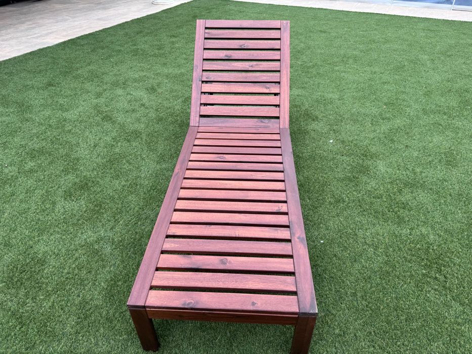 2 espreguiçadeiras IKEA ÄPPLARÖ novas com 2 almofadas