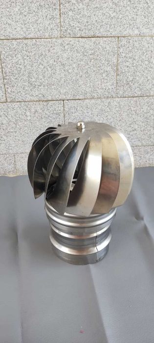 Ventilador eólico inox AISI. C 304 - diâmetro 125