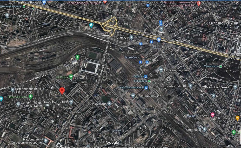 #Fu74 Квартира оренда посуточно / подобово м. Вокзальна ЖД Вокзал