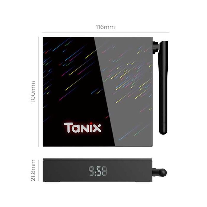 Смарт ТВ приставка Tanix TX68 4/64 Гб Smart TV Box Android 14