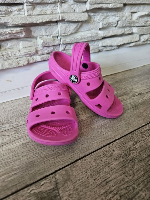 Sandałki dziewczęce różowe Classic Crocs Sandal rozmiar 25-26