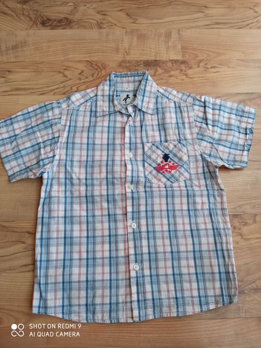 Koszula z krótkim rękawem r. 122