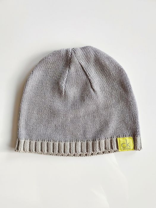 Calvin Klein czapka damska szara zimowa perełka rozmiar uniwersalny