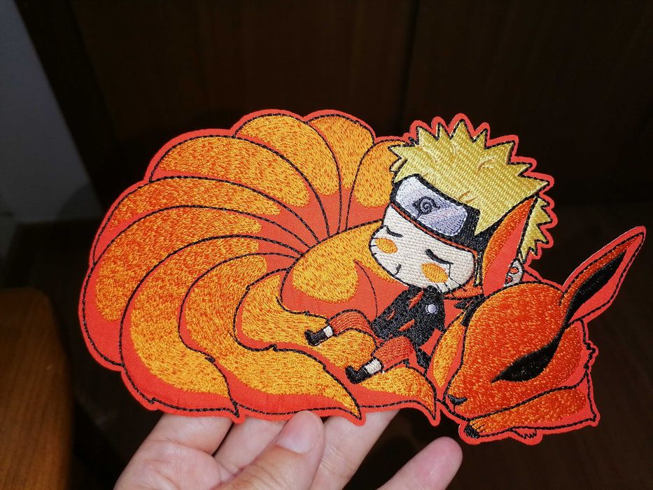 Patch Termocolante Naruto e Kurama GRANDE