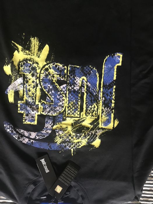 Just cavalli bluza męska z długim rękawem