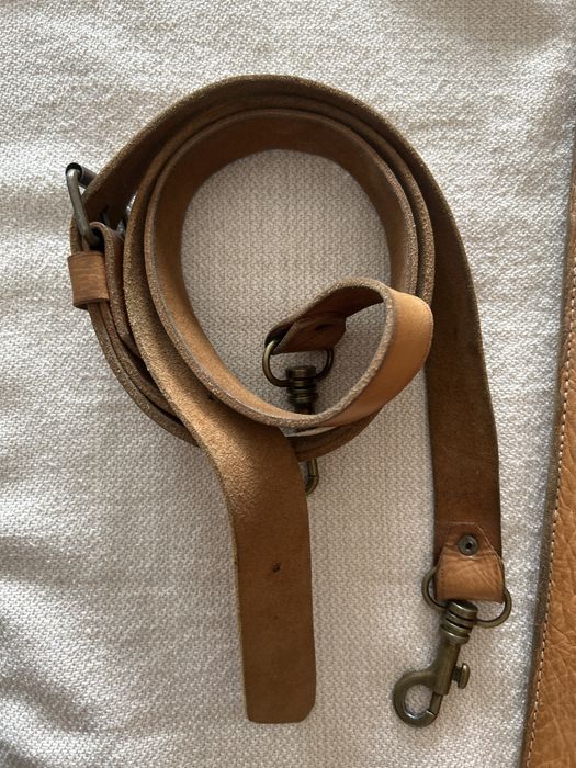 Bolsa de couro estilo vintage - com alça