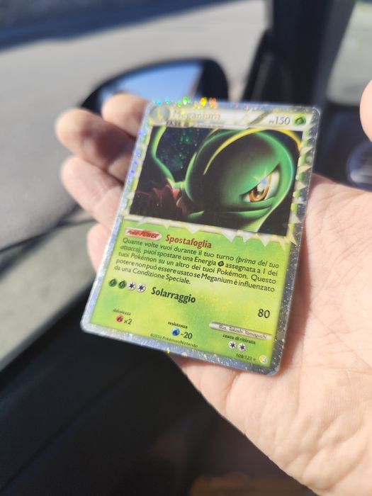 Carta Pokémon Meganium Prime 109/123 HGSS (Italiana)