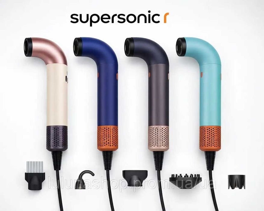 Фен  HD18 Supersonic 5 насадок з іонізацією повітря