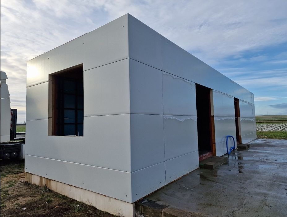 Rama kontenera kontener  14x4 56m2 masywna dom biuro hotel moduł piętr