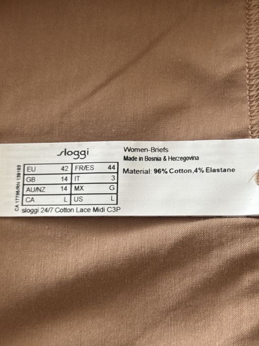 Sloggi damskie Midi 3P rozm. 42