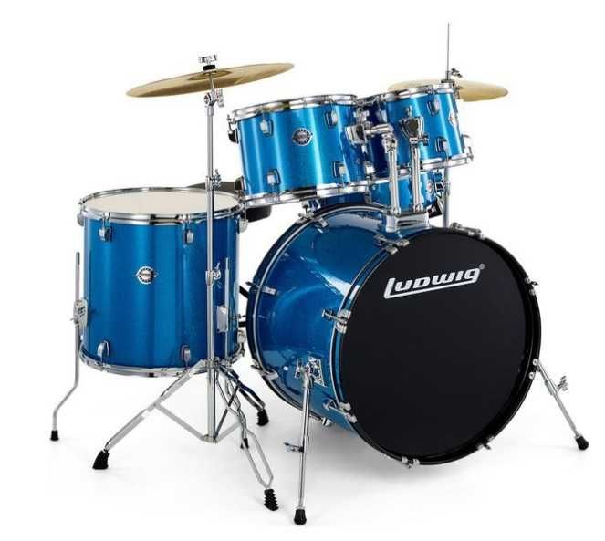 Perkusja Ludwig Accent Drive Blue kompletny zestaw