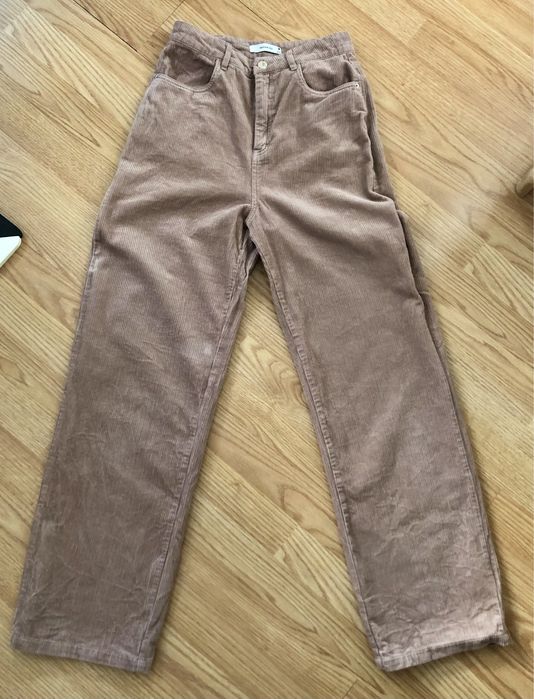 Spodnie sztruksowe H&M