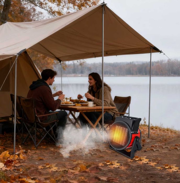 Przenośny Grzejnik 2000W Słoneczko Źródło Dodatkowego Ciepła W Pokoju