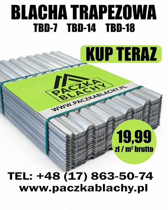 Blacha Trapezowa - TANIA PACZKA BLACHY cena 19,99zł