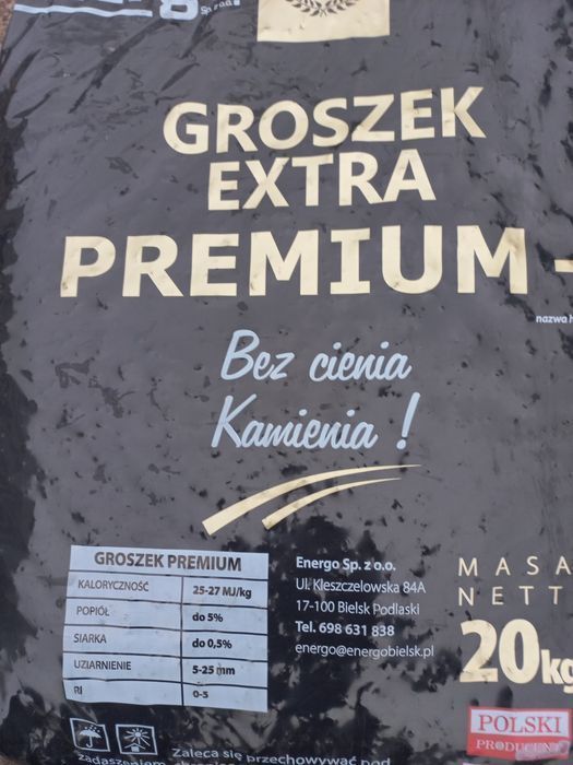 Groszek extra premium + worek 25kg