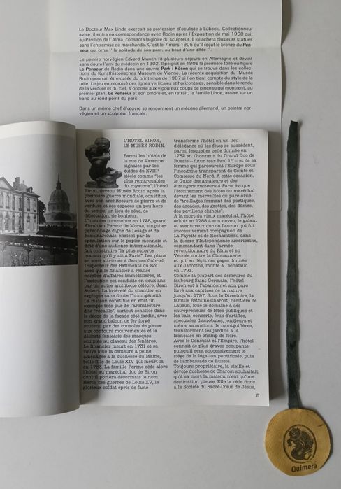 Le musée Rodin, dedicatória do fotógrafo