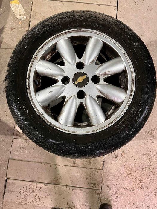 Оригінальні диски Chevrolet Tacuma/Rezzo R15 + гума Goodyear 195/60