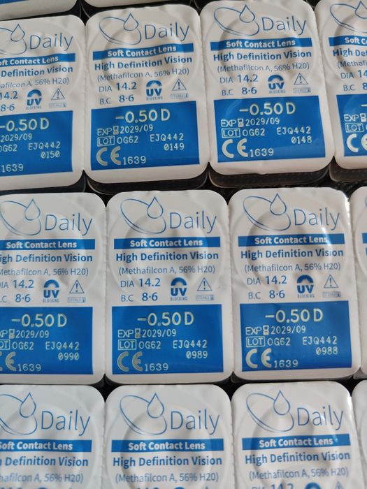 Soczewki FitView Daily Plus 29 szt. -0.50t.