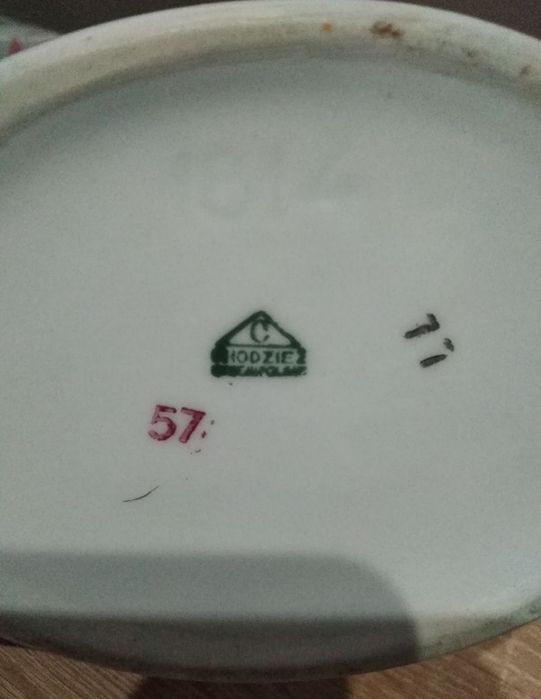 Porcelanowy Wazon obły  Chodzież