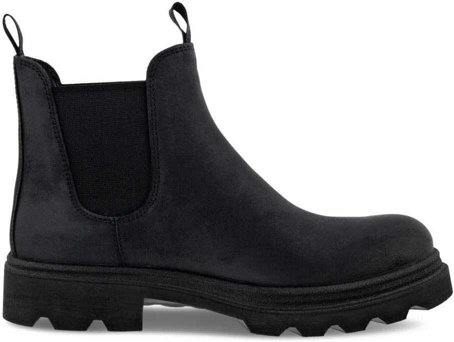 ECCO Grainer męskie botki Chelsea skórzane czarne r. 45