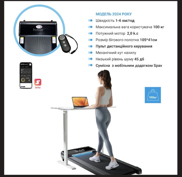 Бігова доріжка EnergyFIT EF-X512NS black Д
