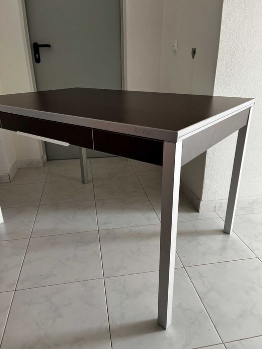 Mesa Cancio Ocean Castanha 125x80x77cm