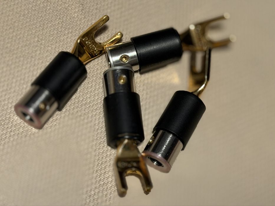 Furutech FT-211 G - wtyki widełkowe 8 szt