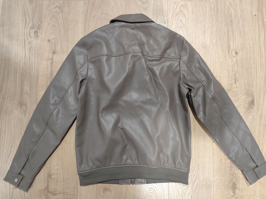 Kurtka męska bomberka Springfield sztuczna skóra eko brązowa nowa M