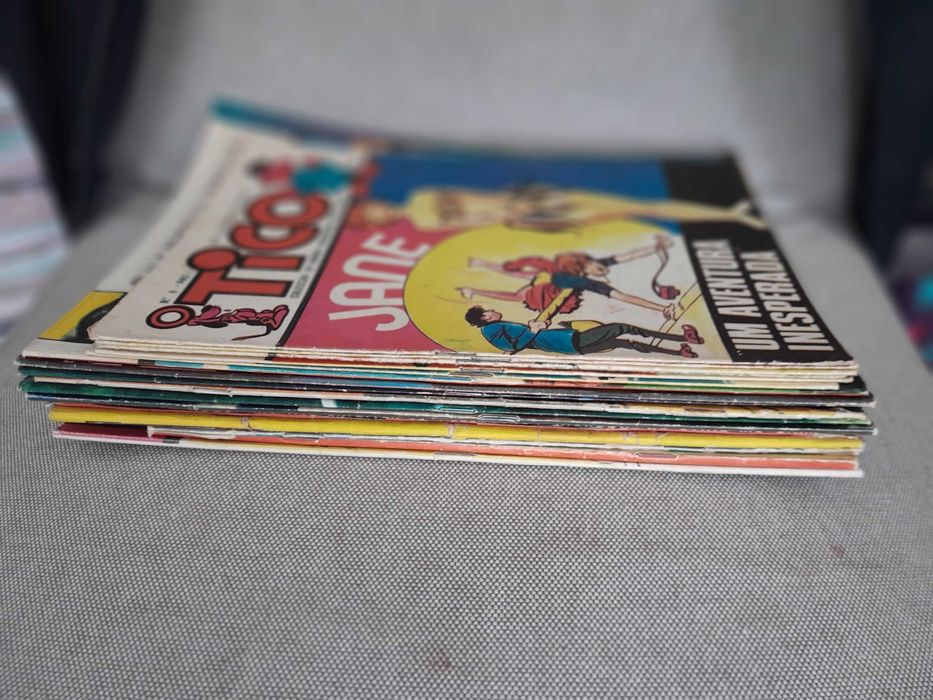 Revistas antigas de Banda Desenhada