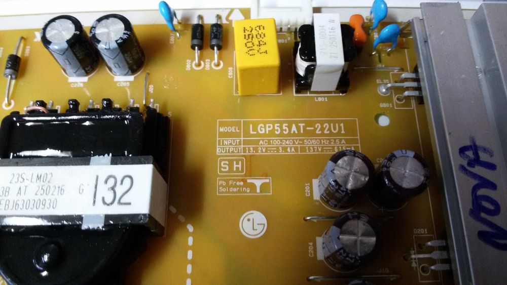 eay65895579 fonte de alimentaçao tv lg55um662h4Lc (nova)