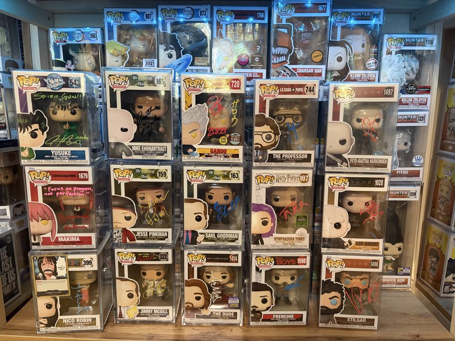 Funko pop фанко поп games аніме anime фігурки ігри signed підпис автограф