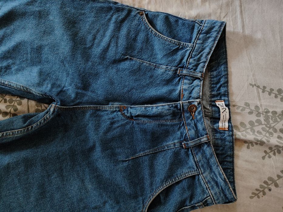 Сині джинси MOM fit