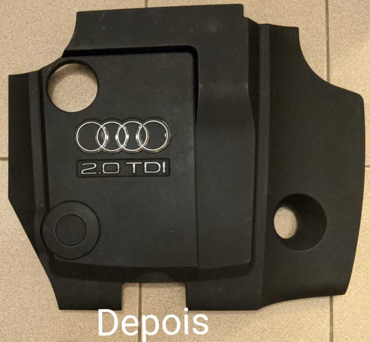 Símbolo Audi para tampa do motor