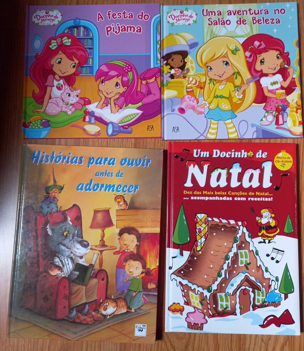 Livros Infantis - Docinho de Morango, Ruca. Mia Couto, José Saramago..