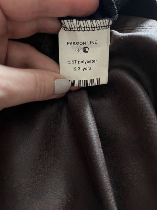 Сукня-туніка Passion Line M-L під коричневу еко-шкіру