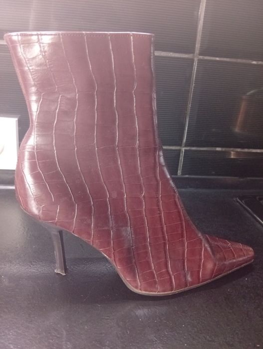 Ботинки женские кожзам