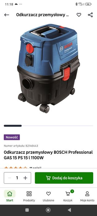 Odkurzacz Bosch Gas 15