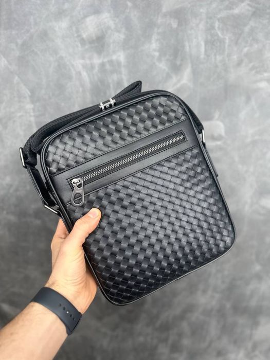 Мужская кожаная сумка Bottega Veneta чоловіча барсетка